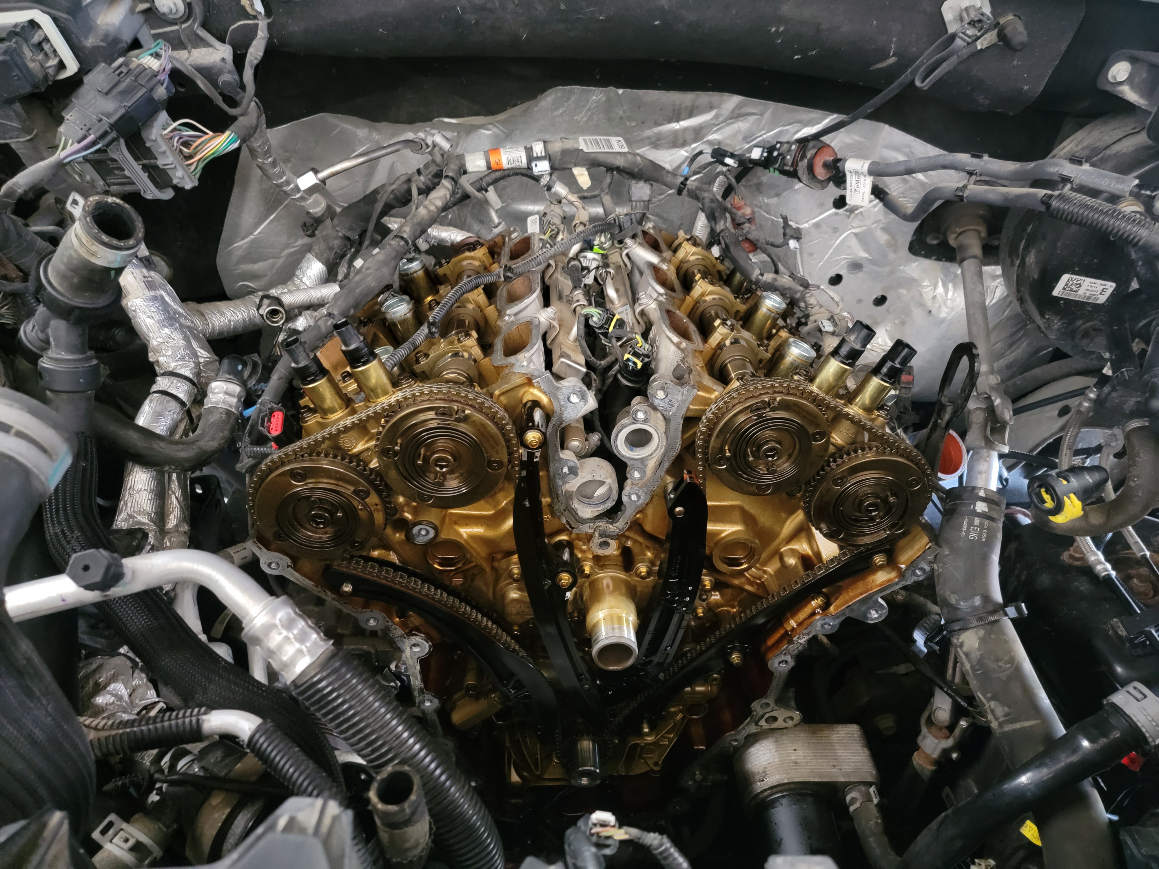 Engine timing work